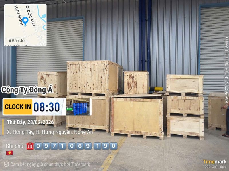 Thùng Gỗ 890x480x300mm | Đóng Hàng Xuất Khẩu Theo Yêu Cầu