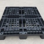 Pallet nhựa MPL11 kích thước 1200x1000x150mm nhựa HDPE tái sinh màu đen