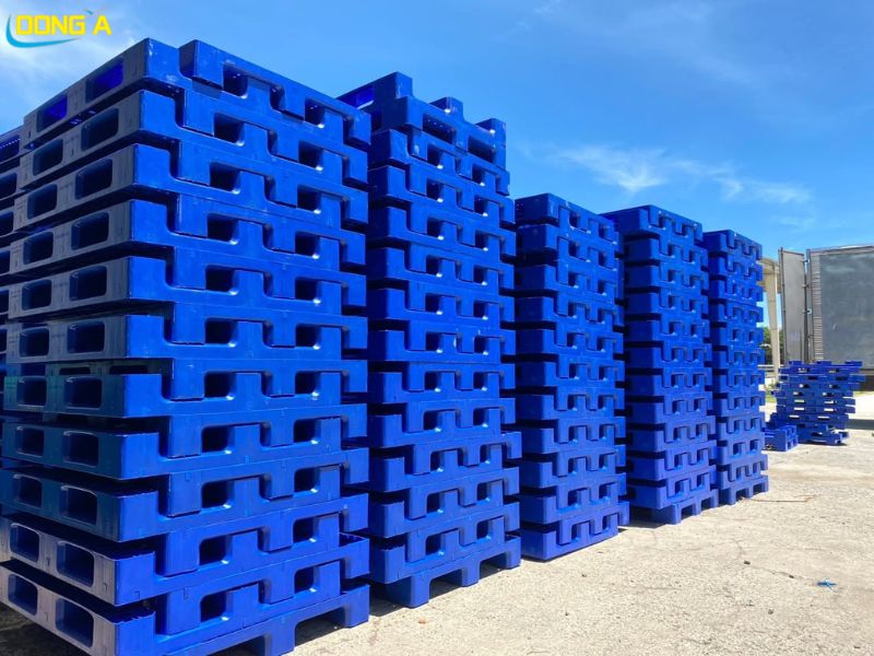 Pallet MPL11 1200x1000x150mm sử dụng trong kho logistics và nhà máy