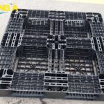 Mặt dưới pallet nhựa cũ PP kết cấu 1 mặt chịu tải 1000kg