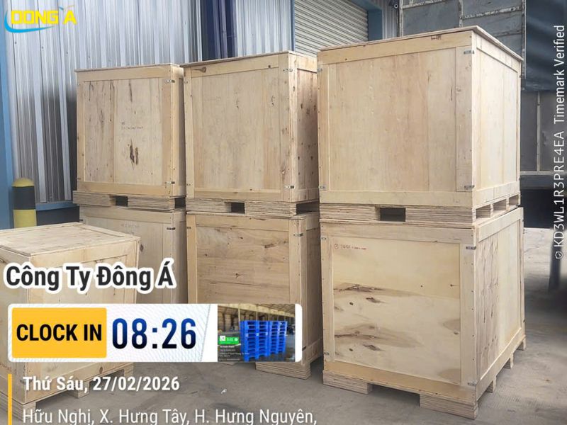 Thùng gỗ ván ép Sản xuất trực tiếp tại xưởng, không qua trung gian.